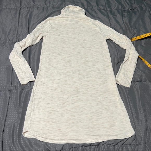 Af Abercrombie & Fitch cream heathered turtle neck dress size xs - Picture 8 of 9